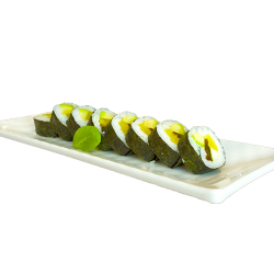 8 piezas roll vegetariano