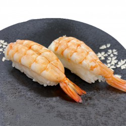 2 nigiris de langostino cocido