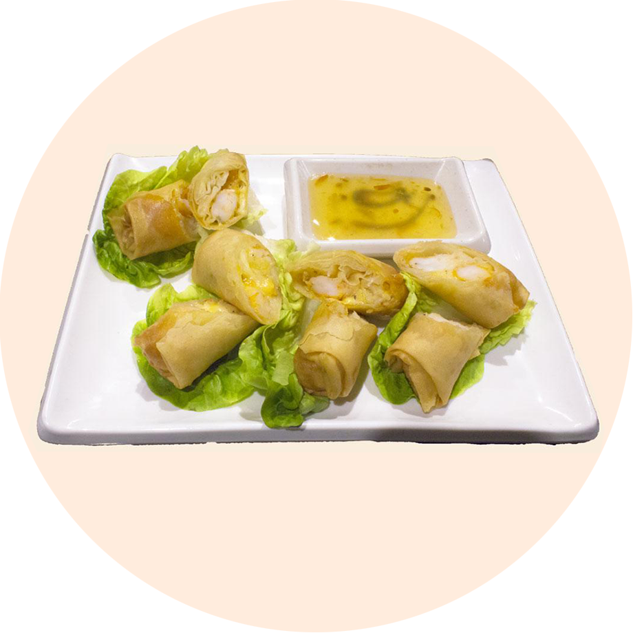Minirolls de Langostinos Minirolls de Langostinos