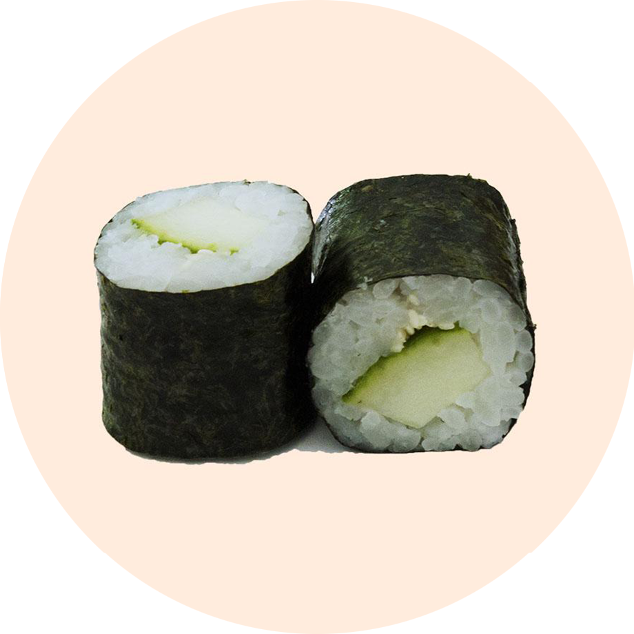 Maki Pepino-Sésamo Maki Pepino-Sésamo