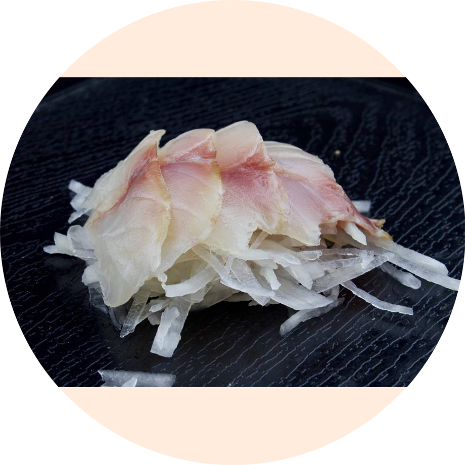 Sashimi de Dorada Sashimi de Dorada