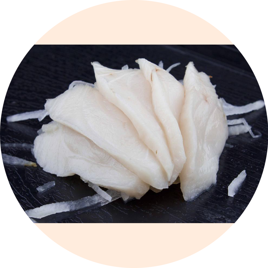 Sashimi de Pez Mantequilla