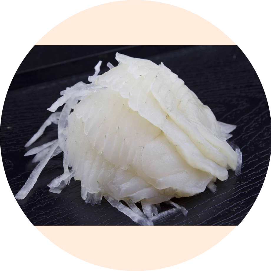 Sashimi de Rodaballo Sashimi de Rodaballo