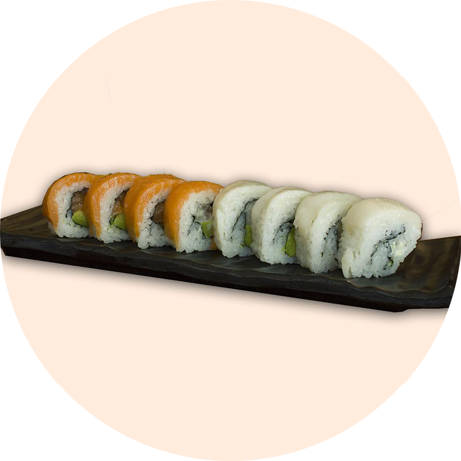 Blanco & Naranja Roll