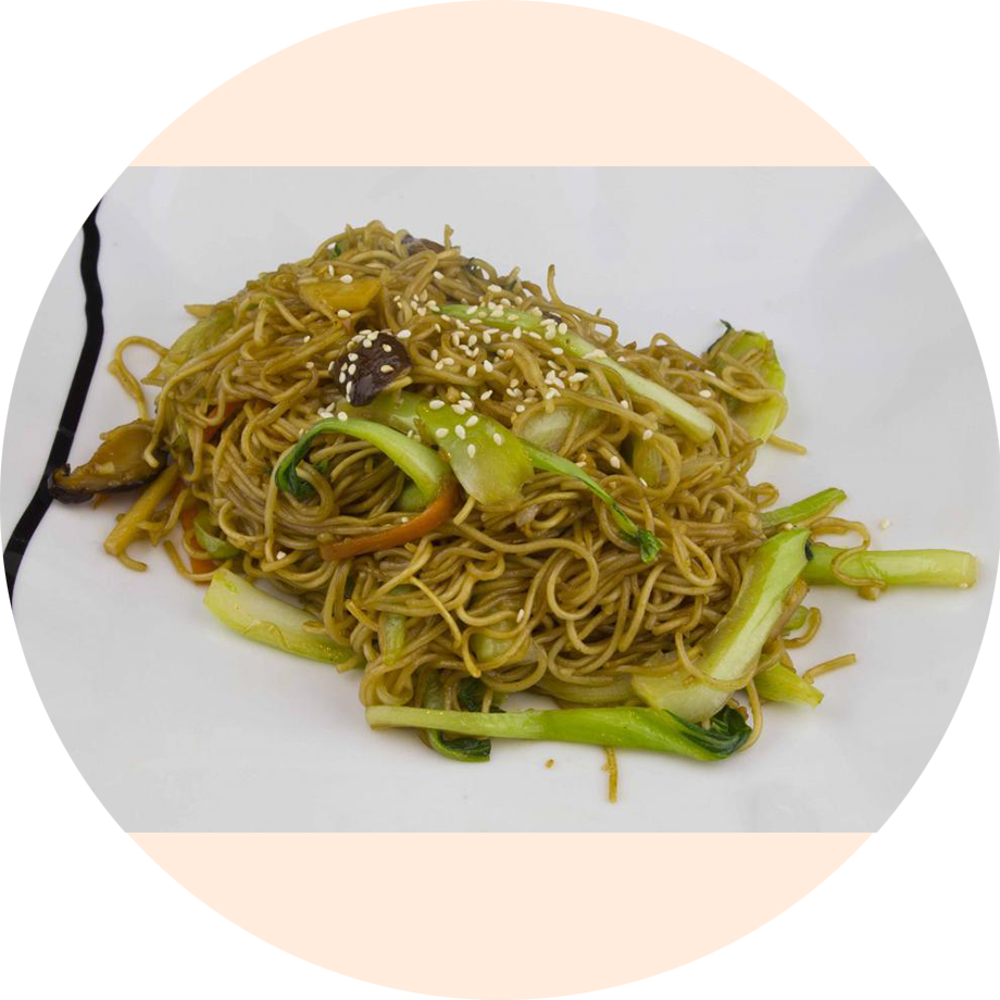 Tallarines con Verduras Tallarines con Verduras