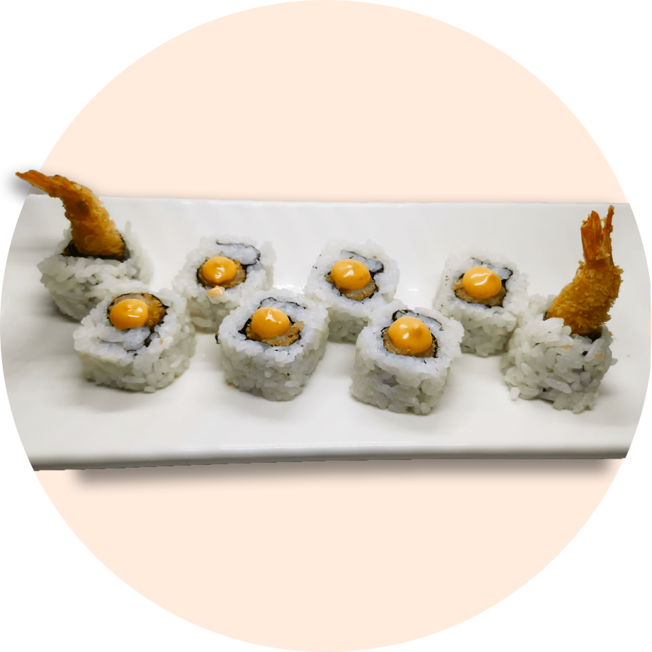 Uramaki de Langostino Uramaki de Langostino