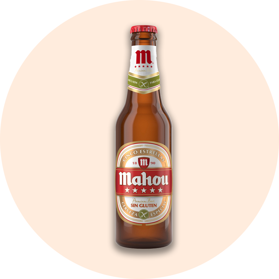 Mahou 5 Estrellas - Sin gluten Mahou 5 Estrellas - Sin gluten